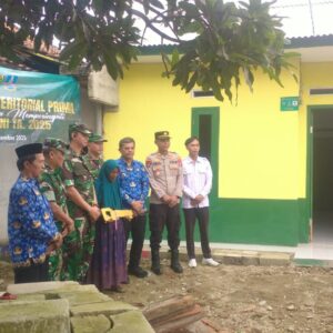 KODIM 0602/Serang Resmikan Rumah Ibu Lamsah di Desa Babakan